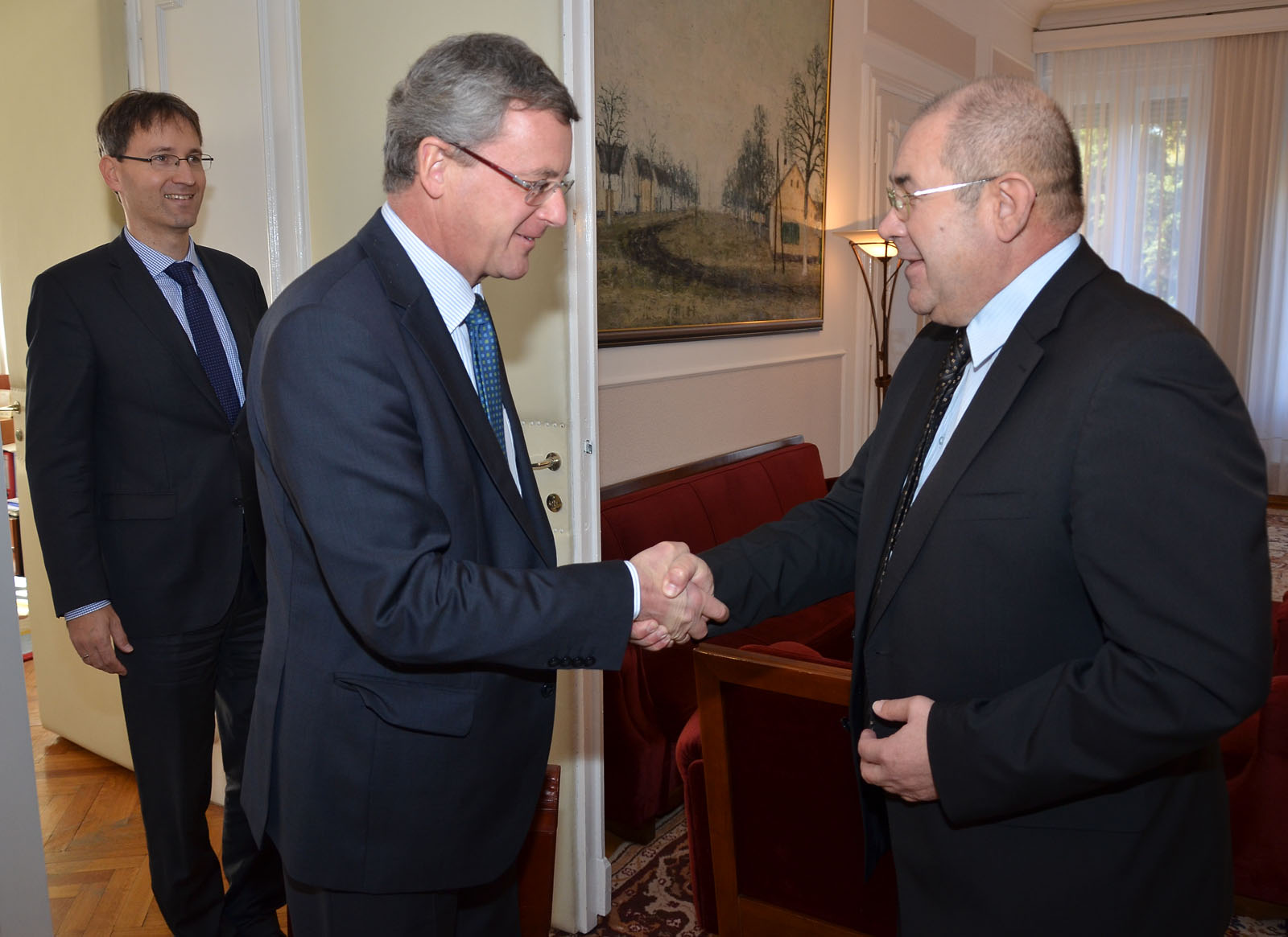 Predsednik Pastor i ambasador Austrije